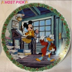 PLATE #1 Knowles Mickey’s Christmas Carol The Bah Humbug Collectible Plate
